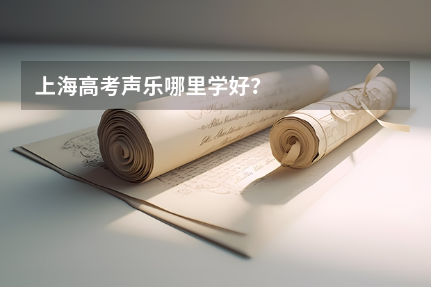 上海高考声乐哪里学好？